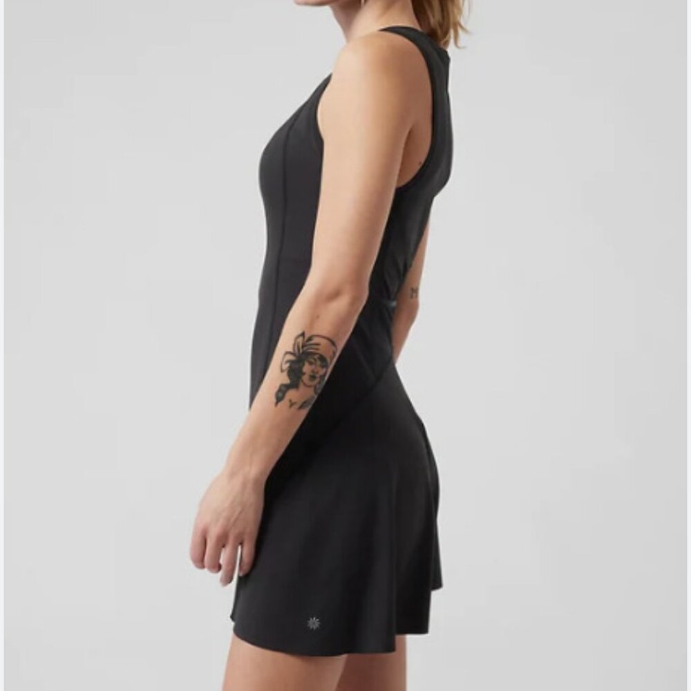 Athleta Ace Tennis Dress, Women’s Medium, Black - Picture 2 of 9
